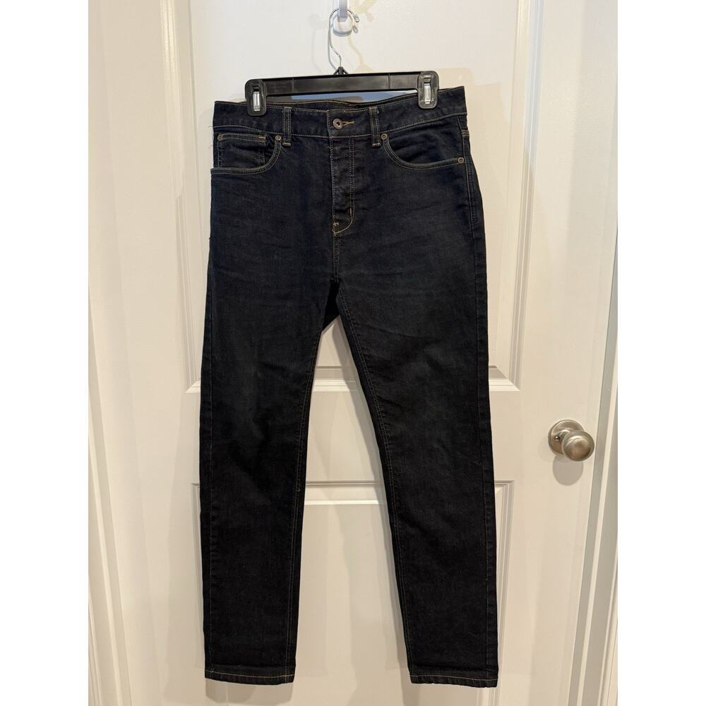 Altamont A/979 Button Fly Dark Wash Skateboarding Jeans Mens Sz W32 L31 Stretch